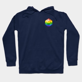 Gay Pride D20 Dice Hoodie